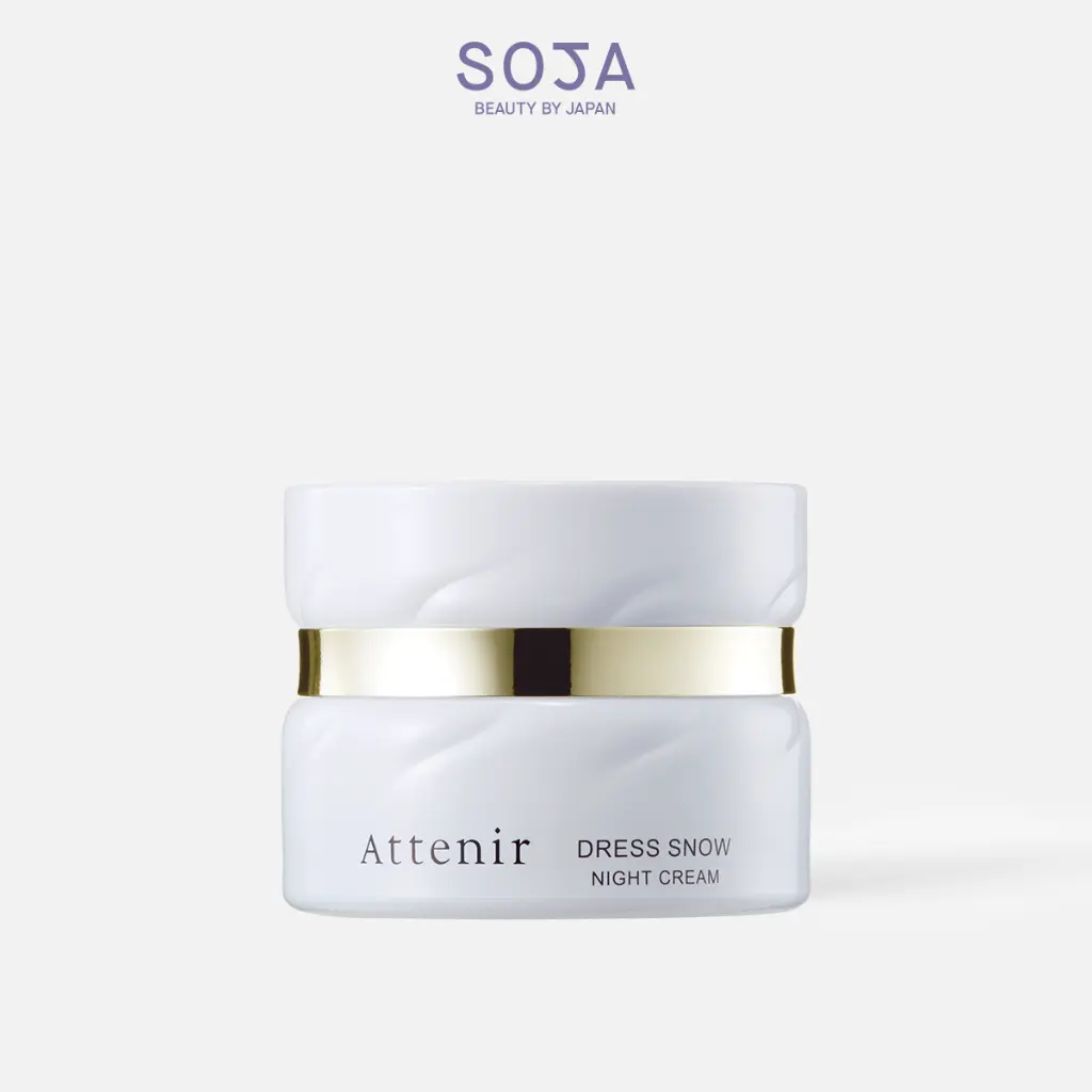 Kem dưỡng trắng ngăn ngừa lão hóa da ban đêm 35g Attenir Dress Snow Night Cream