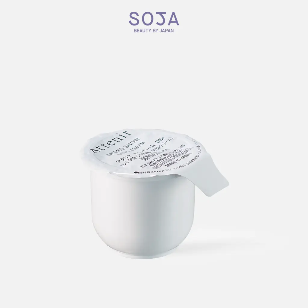 Kem dưỡng trắng ngăn ngừa lão hóa da ban đêm refill 35g Attenir Dress Snow Night Cream Refill