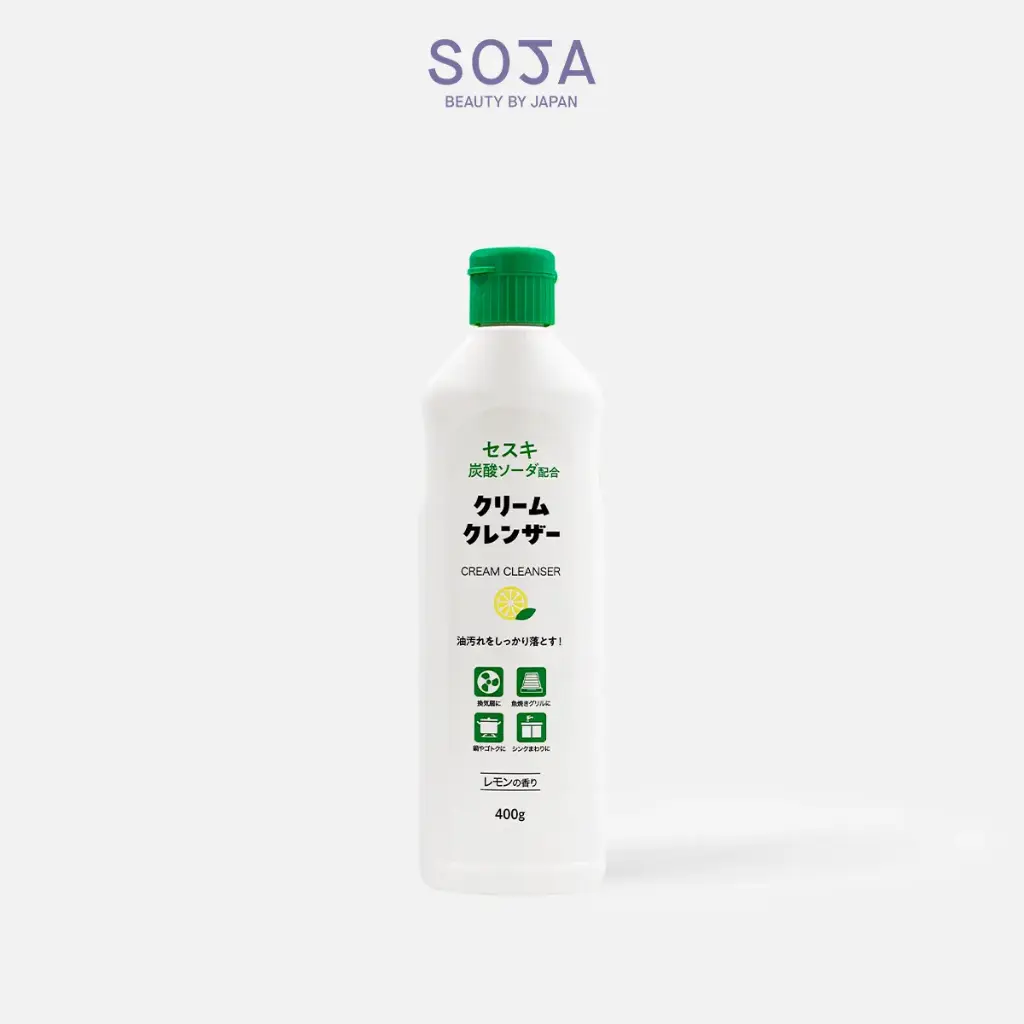 Kem tẩy rửa Hương chanh 400g Mitsuei Sesuki Cream Cleanser Lemon