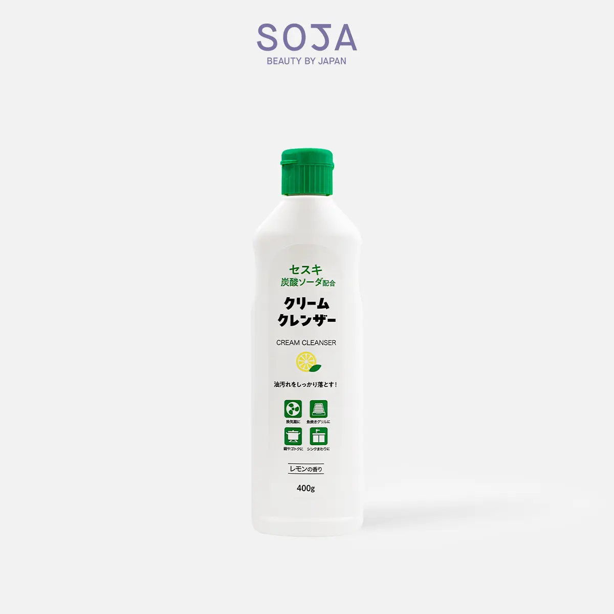 Kem tẩy rửa Hương chanh 400g Mitsuei Sesuki Cream Cleanser Lemon