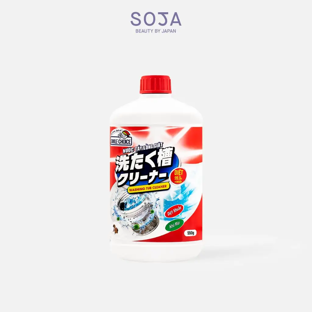 Nước tẩy rửa vệ sinh lồng máy giặt 550g Smile Choice Washing Tub Cleaner
