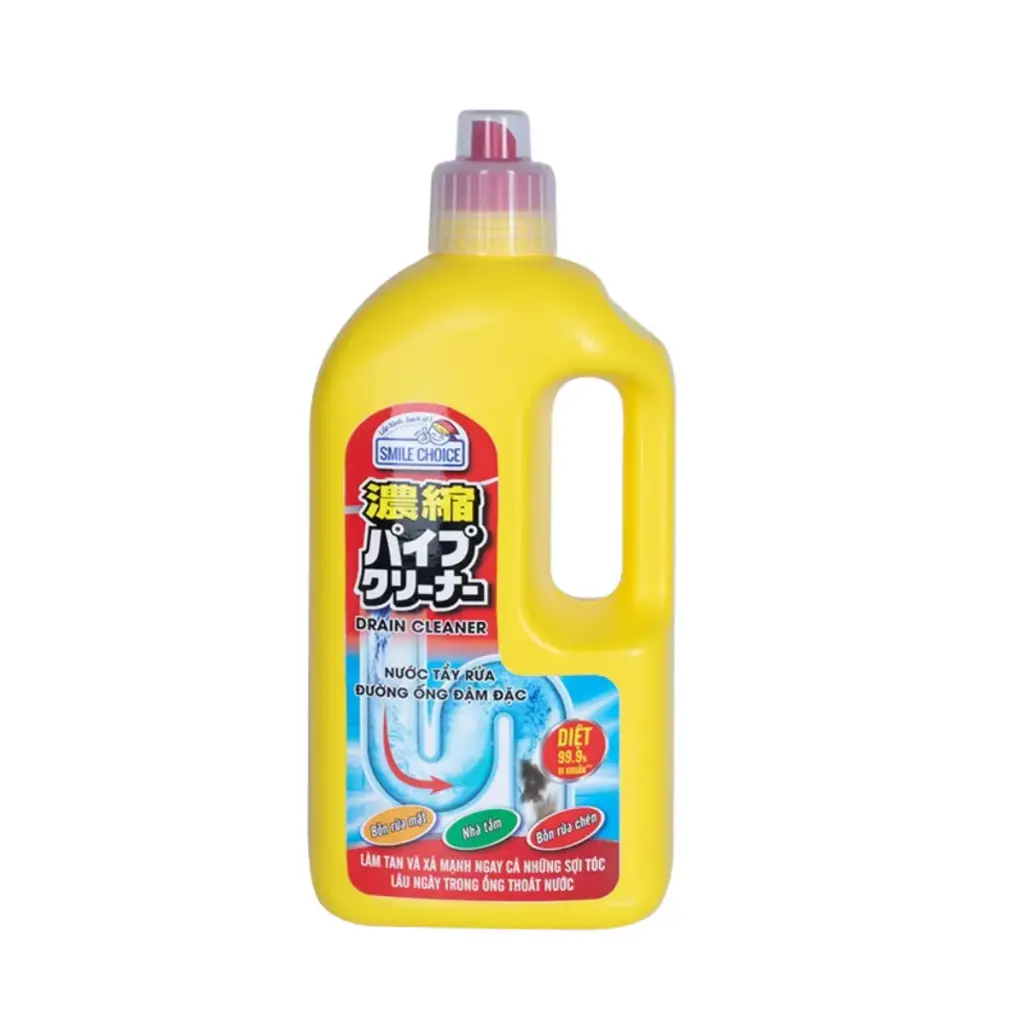 Nước tẩy rửa đường ống đậm đặc 1L Smile Choice Drain Cleanser 