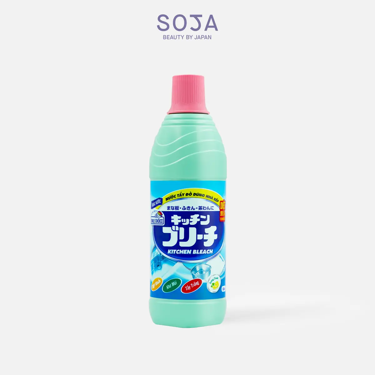 Nước tẩy rửa đồ dùng nhà bếp 600ml Smile Choice Kitchean Bleach